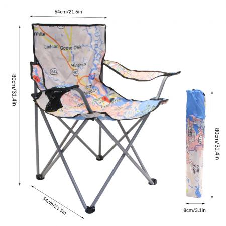 Custom Folding Outdoor Armchair Travel Fishing Garden Picnic Wholesale Collapsible Camping Chairs 