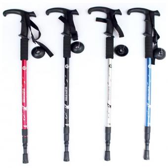 AntiShock Retractable Carbon Hiking Stick