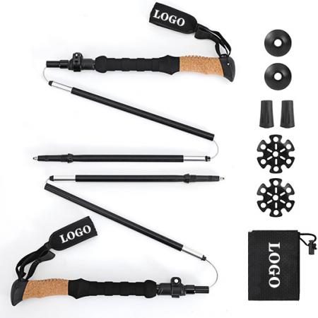 Aluminum Alloy Walking Sticks Climbing Stick With Firm Grip Handle 