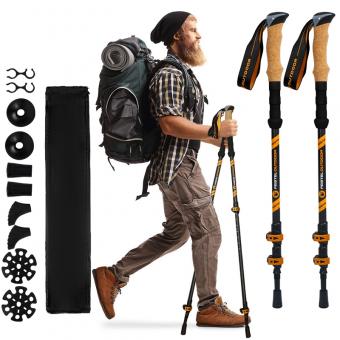 Natural Cork Grips And EVA Grips Outdoor Hiking Poles
