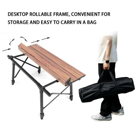 Ultralight Folding Beach Table With Carry Bag Outdoor Travel Cooking Picnic Camping Table 