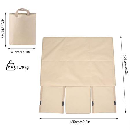 Outdoor Camping Double Backrest Lightweight Foldable Aluminum Frame Oxford Fabric Chair 