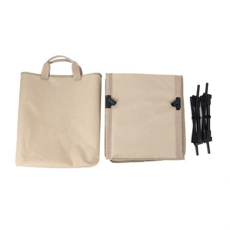 Outdoor Camping Double Backrest Lightweight Foldable Aluminum Frame Oxford Fabric Chair 