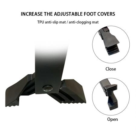 Custom Foldable Camping Bed Outdoor Portable Aluminum Camping Cots for Adults with Side Pockets 