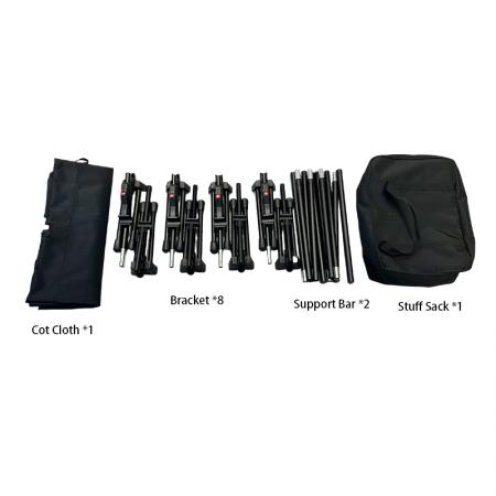 Ultralight Aluminium Alloy Metal Frame Outdoor Portable Folding Single Camp Bed Travel Cot 