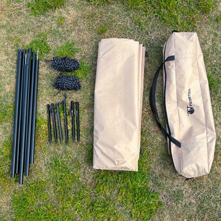 Outdoor Hiking Fishing Travel Portable Sturdy Waterproof  Tent Tarp Easy Setup Sun Shade Shelter Tarp 