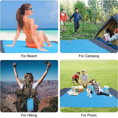 Waterproof Beach Mat Outdoor Portable Picnic Mat Camping Ground Blankets