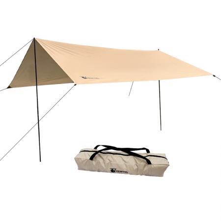 Outdoor Hiking Fishing Travel Portable Sturdy Waterproof  Tent Tarp Easy Setup Sun Shade Shelter Tarp 