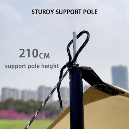 Outdoor Hiking Fishing Travel Portable Sturdy Waterproof  Tent Tarp Easy Setup Sun Shade Shelter Tarp 