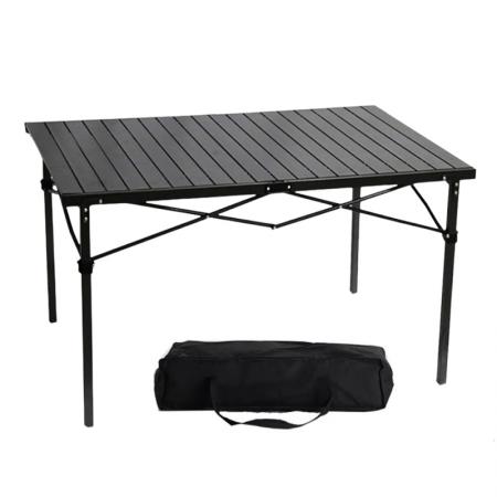 Outdoor Portable Metal Patio Dining Garden Square Foldable Table 