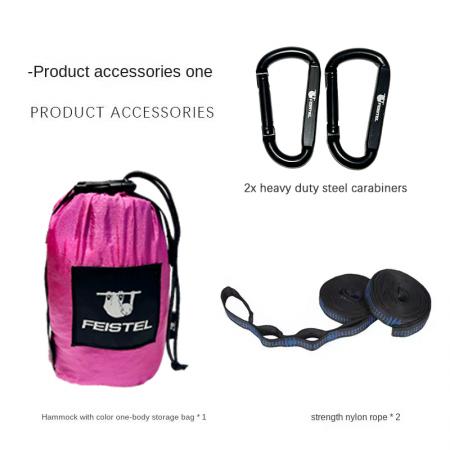 Camping Outdoor Lightweight High Load Bearing Anti Rollover Portable Swing Leisure Doble Hammock 