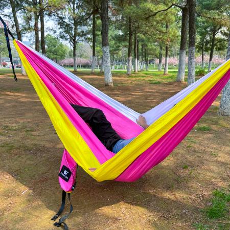 Camping Outdoor Lightweight High Load Bearing Anti Rollover Portable Swing Leisure Doble Hammock 