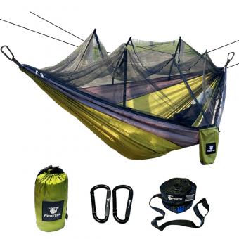 Camping Mosquito Net Hammock with Rope and Carabiners