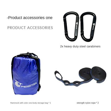 High Quality Portable Nylon and Fabric Hammock Waterproof Camping Swing Hammock 