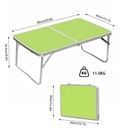 Cheap Mini Adjustable Portable Aluminum Modern Outdoor Picnic Laptop Desk Foldable Table 