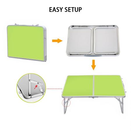 Cheap Mini Adjustable Portable Aluminum Modern Outdoor Picnic Laptop Desk Foldable Table 