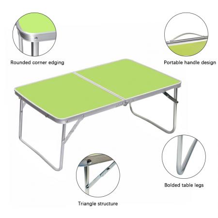Cheap Mini Adjustable Portable Aluminum Modern Outdoor Picnic Laptop Desk Foldable Table 
