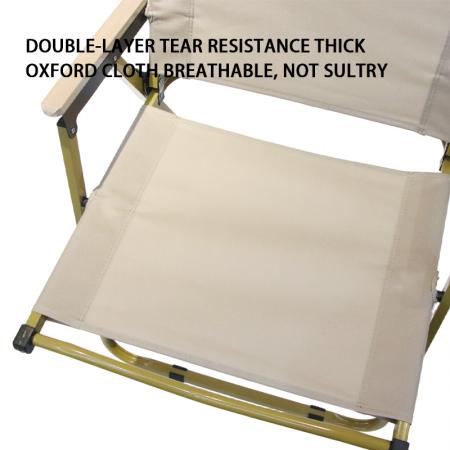 Outdoor Folding Carbon Steel Oxford Cloth Garden Camping Picnic Kermit Chair 