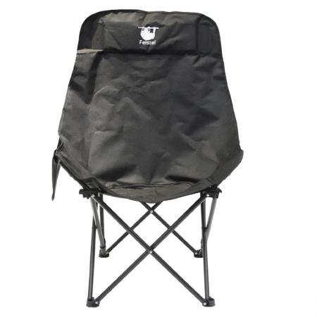 Camping High Back Large Size Moon Chair Comfortable Folding Outdoor Lazy Lounge Chair 