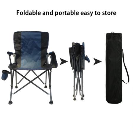 Outdoor Folding Large Sized Comfortable Backrest for Leisure Car Travel Camping Director's Chair 