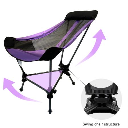 Outdoor Ultralight Aluminium Alloy Portable Fishing Beach Custom Camping Folding Easy Longue Chair 