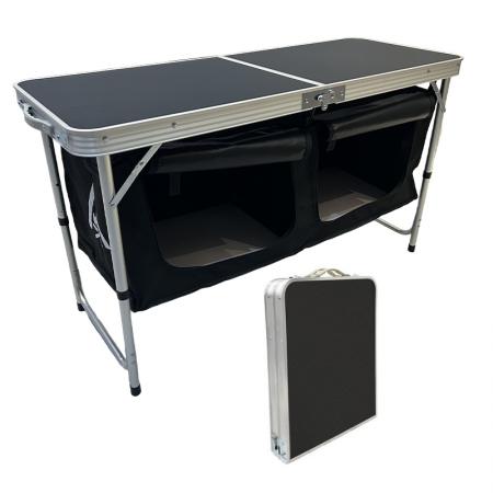 Portable Easy to Install Outdoor Portable Camping Picnic Folding Kitchen Table 