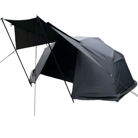 Traveling Hiking Outdoors Waterproof Camping Tent with Awning One Bedroom Structure Easy Set Up 
