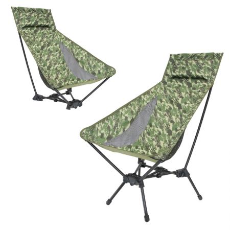 Ultralight Folding High Back Chair Outdoor Portable Foldable Beach Lounge Camping Chair 