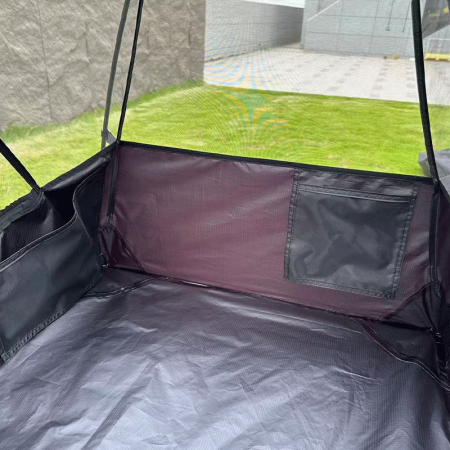 Traveling Hiking Outdoors Waterproof Camping Tent with Awning One Bedroom Structure Easy Set Up 