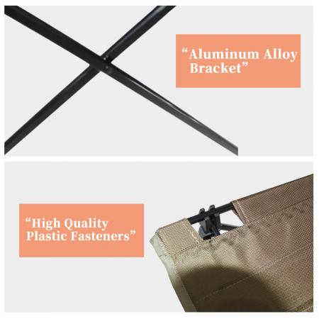 Outdoor Camping Folding Portable Folding Cooking Egg Roll Table Oxford Cloth Table 