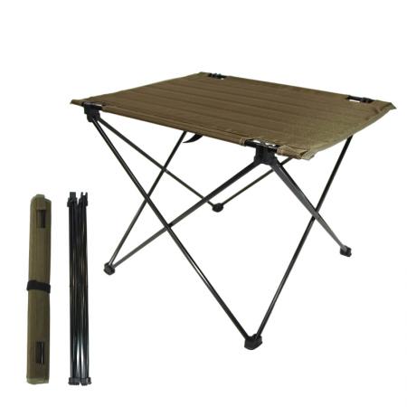Outdoor Camping Folding Portable Folding Cooking Egg Roll Table Oxford Cloth Table 