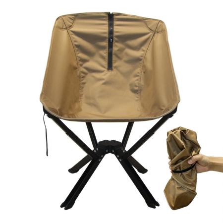 Aluminum Portable Outdoor Travel Quick Open Fold up Compact Ultralight Folding Camping Chair 