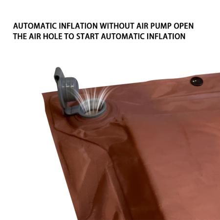 Outdoor Double Thickened Self Inflating Portable Moisture Proof Foldable Air Mattress 
