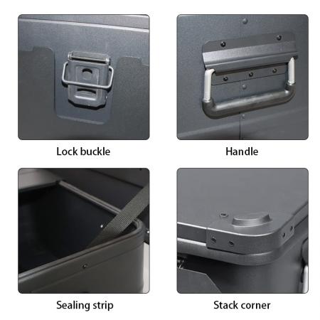 Outdoor IGT Aluminum Box Lightweight Combination Accessories Aluminum Alloy Camping Box Set 