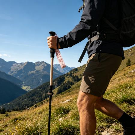 Custom 3 Section Telescopic Ultralight 3k Carbon Fiber Trekking Pole