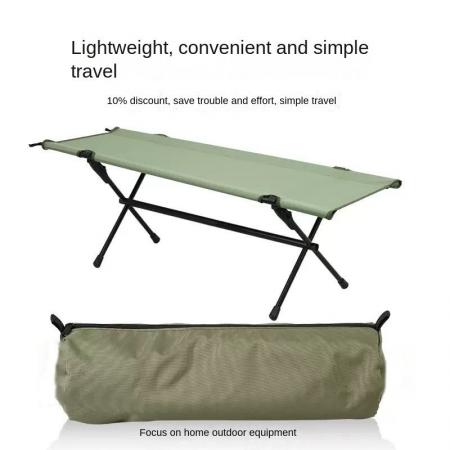 Outdoor Furniture Custom Modern Aluminum Garden Chair Folding Portable Double Long Stool