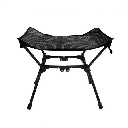 Outdoor Beach Oxford Fabric Portable Folding Bench Aluminum Alloy Easy Storage Camping Stool Chair