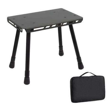 Ultralight Collapsible Fishing Folding Metal Aluminum Outdoor Mini Step Foldable Camp Stool 