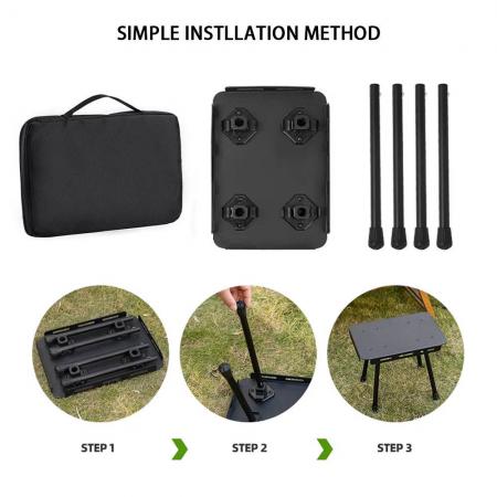 Ultralight Collapsible Fishing Folding Metal Aluminum Outdoor Mini Step Foldable Camp Stool 