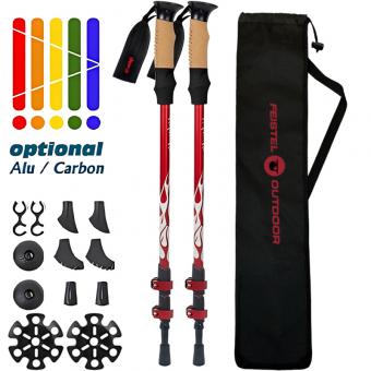 Aluminium 7075 Nordic Hiking Trekking Pole