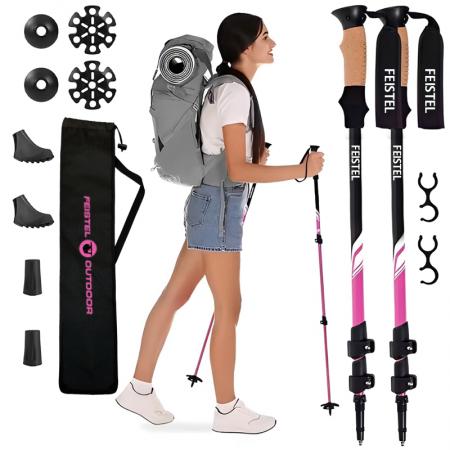 Ultralight Duralumin 7075 Aluminum Hiking Trekking Pole Walking Stick
