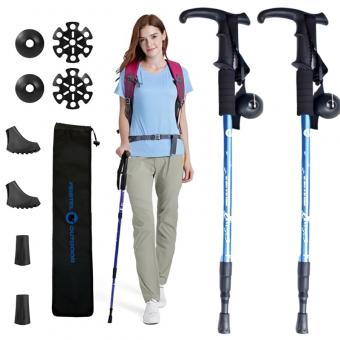 AntiShock Retractable Carbon Hiking Stick