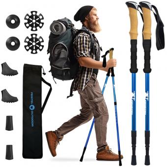 Aluminum Alloy Three Section Hiking Pole