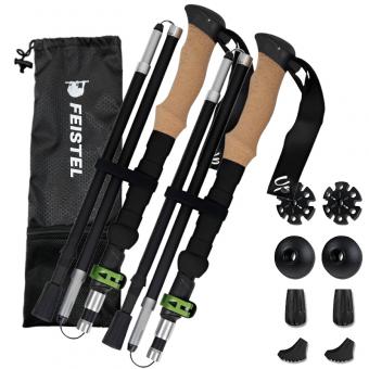 Factory Price Telescopic Folding Trekking Poles
