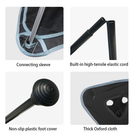 360° Swivel Folding Camping Stool 3 Legged Aluminum Alloy Portable Outdoor Fishing Hiking Furniture Stool