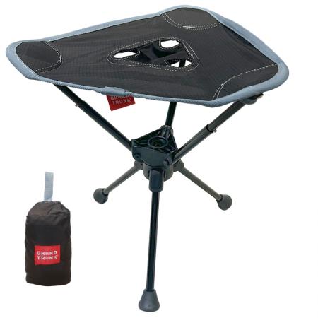 360° Swivel Folding Camping Stool 3 Legged Aluminum Alloy Portable Outdoor Fishing Hiking Furniture Stool