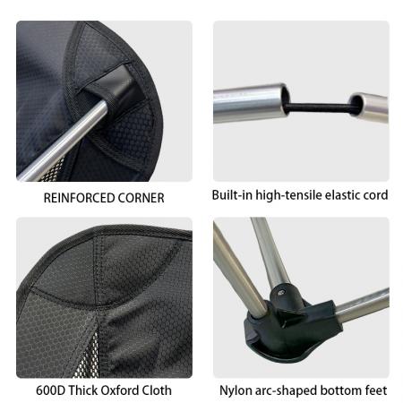 Wholesale Ultralight Custom Aluminum Folding Chair for Camping and Fishing Modern Outdoor Furniture Chair 