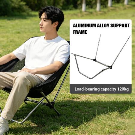 Wholesale Ultralight Custom Aluminum Folding Chair for Camping and Fishing Modern Outdoor Furniture Chair 