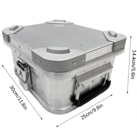 Heavy Duty Camping Waterproof Dust-proof Protective Hard Case Aluminum Sealing Storage Box Metal Storage Box 