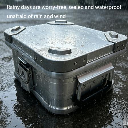 Heavy Duty Camping Waterproof Dust-proof Protective Hard Case Aluminum Sealing Storage Box Metal Storage Box 